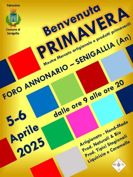 Locandina BENVENUTA PRIMAVERA - Senigallia